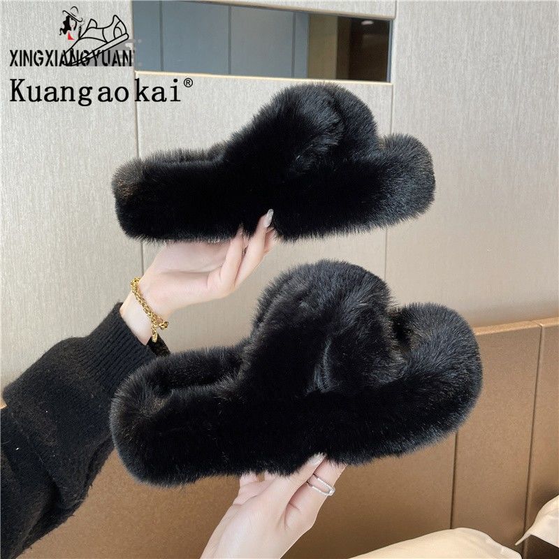 Kuangaokai Free Shipping Miễn phí vận chuyển Dép bông kiểu mới phiên bản