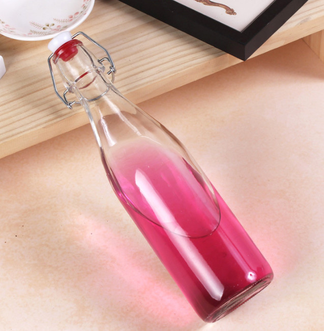 Chai Thủy Tinh Nắp Cài Tròn Giara - 500ML