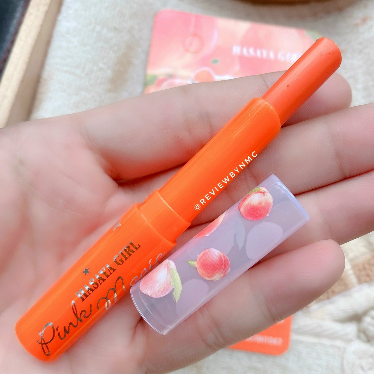 Son gió dưỡng môi 🍊Cam Đào🍑 Hasaya Peach Pink Magic