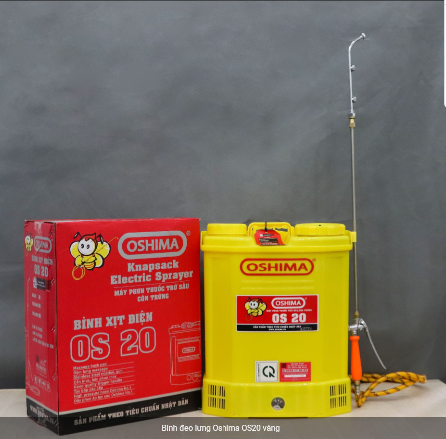 Bình xịt điện 20 lít oshima OS 20