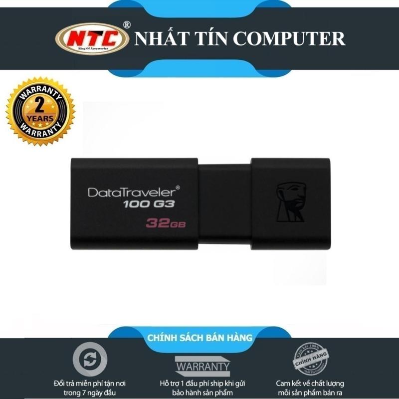 Bảng giá USB 3.0 Kingston DT100G3 32GB (Đen) - Nhất Tín Computer Phong Vũ