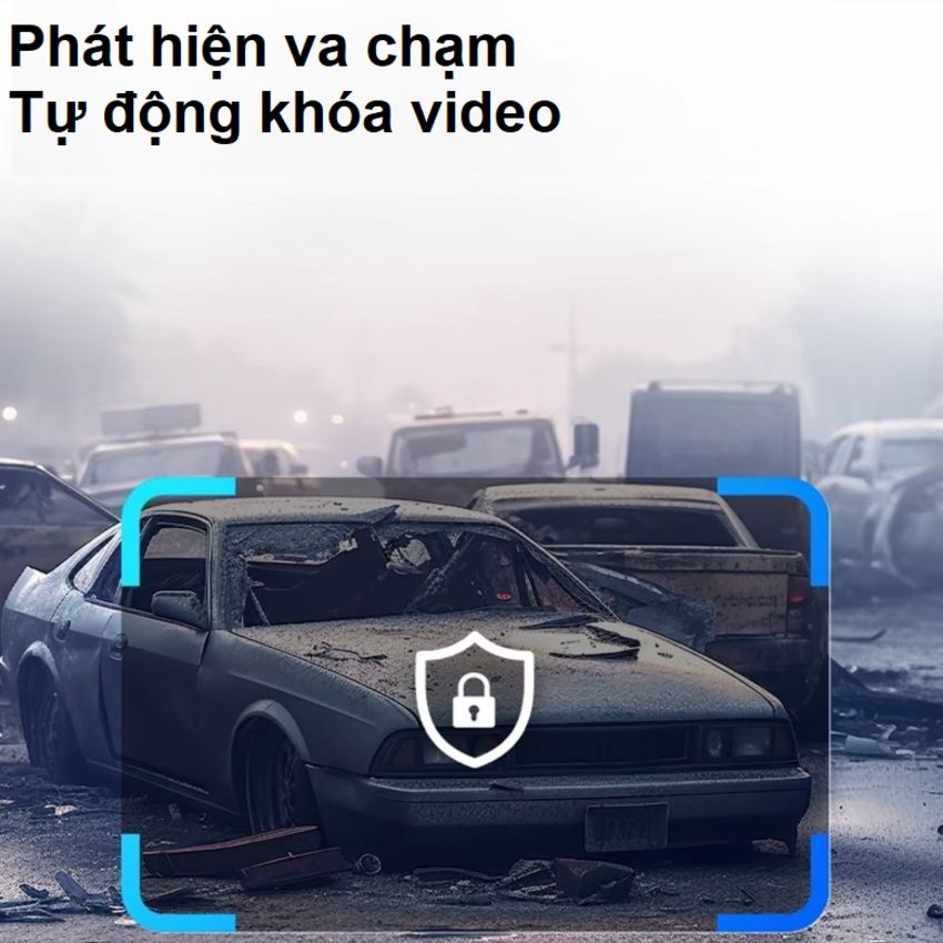 Camera hành trình ô tô độ phân giải 2K, Wifi thương hiệu HP F490W cao cấp
