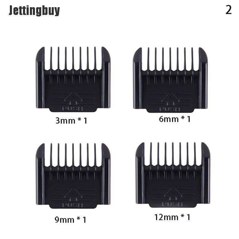 Jettingbuy 4Pcs/set Cutting Guide Comb Hairdressing Tool Set Limit Comb Hair Trimmer Shaver