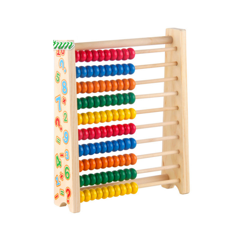 Bộ Bàn Tính Shichida 10 Hàng - Học cụ học toán cho bé
