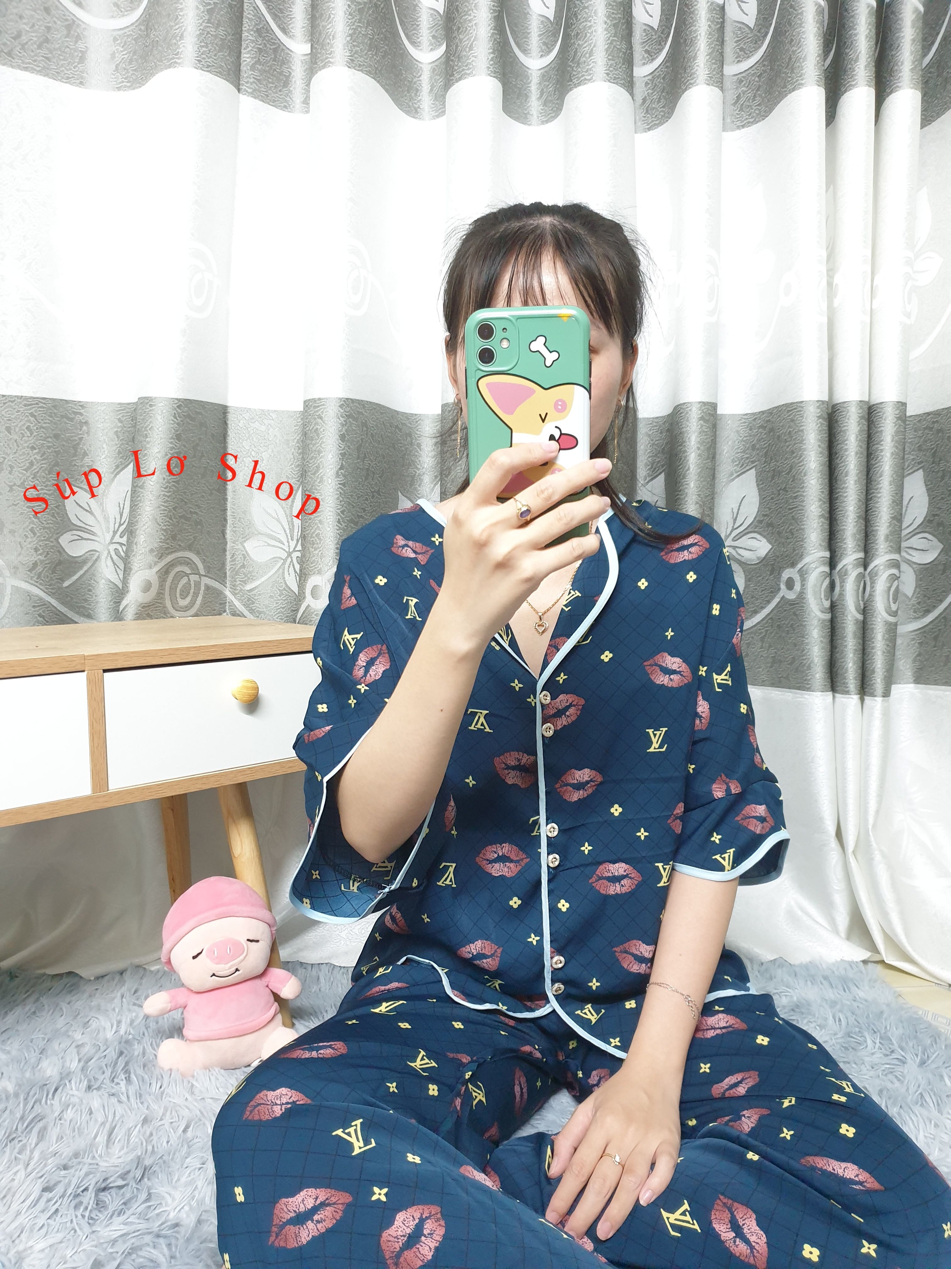 Đồ Bộ, Đồ Ngủ Nữ Pijama - Vải Lụa Mango Loại 1 Cao Cấp