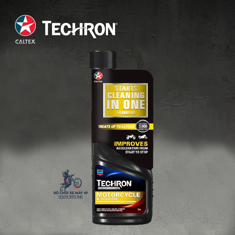 Dung dịch vệ sinh buồng đốt Caltex Techron Concentrate Plus 75ml (carbon Techron )