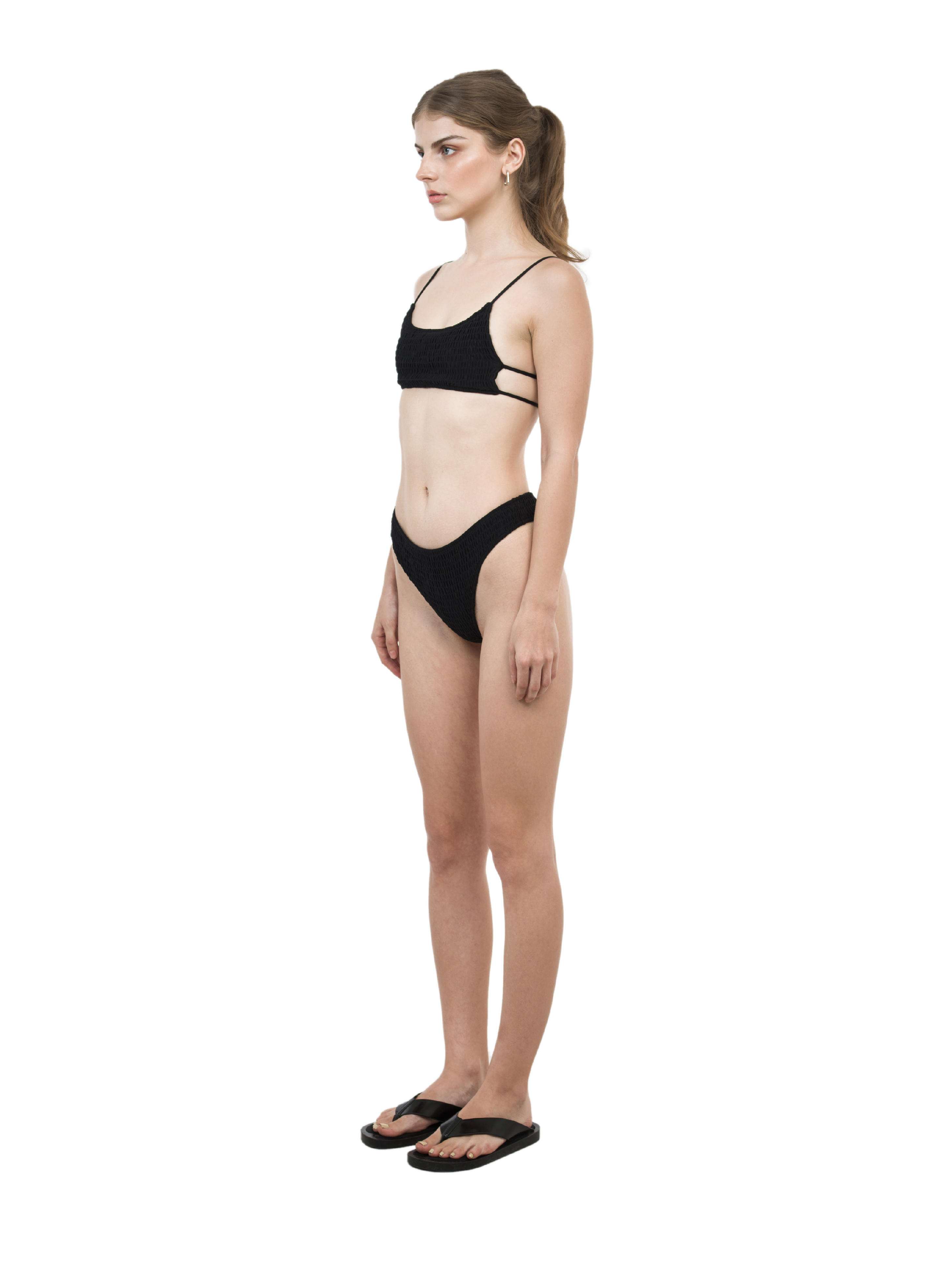 Quần bơi, quần bikini, đồ bơi - là min - SMOCKING BIKINI BOTOM