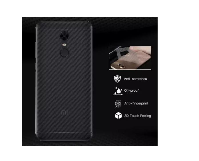 Miếng dán carbon mặt lưng cho Xiaomi Redmi 5 plus