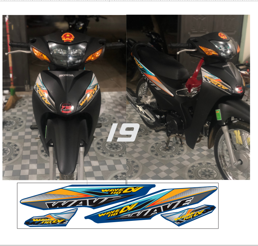 Tem rời wave a - mẫu 2023