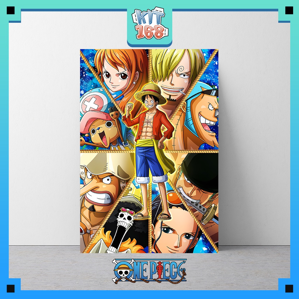 Poster Hình One Piece Băng hải tặc Mũ Rơm