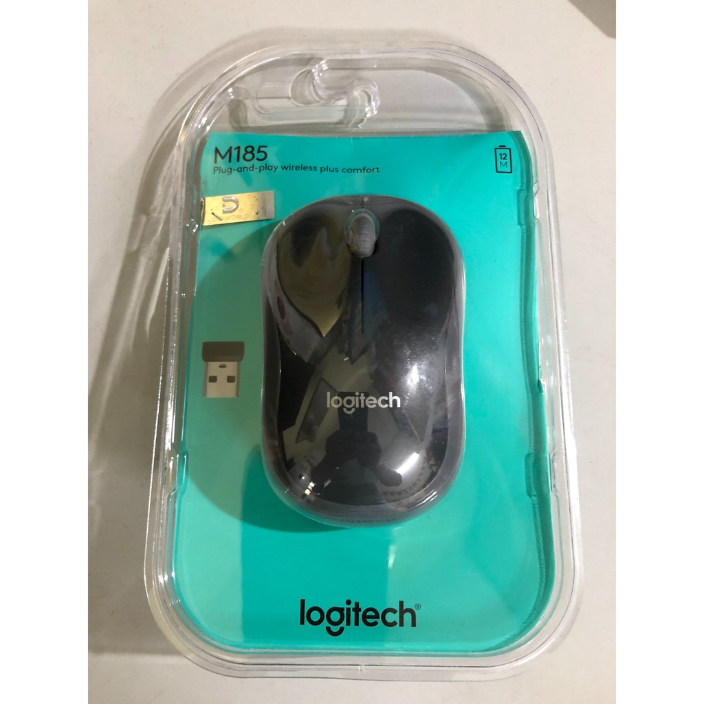 Chuột Không Dây Logitech M185 Chính Hãng