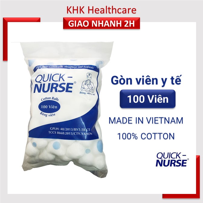 Gòn viên Quick Nurse sản xuất tại Việt Nam