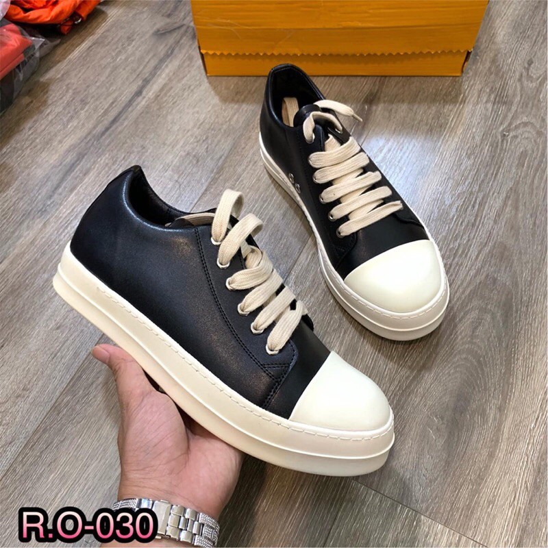 Giày buộc dây cổ thấp R.O -Tặng 1 đôi lót giày