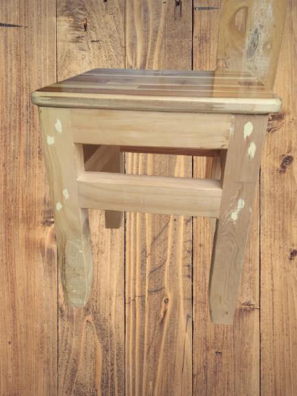 Ghế đôn bằng gỗ thộng cao 35 cm