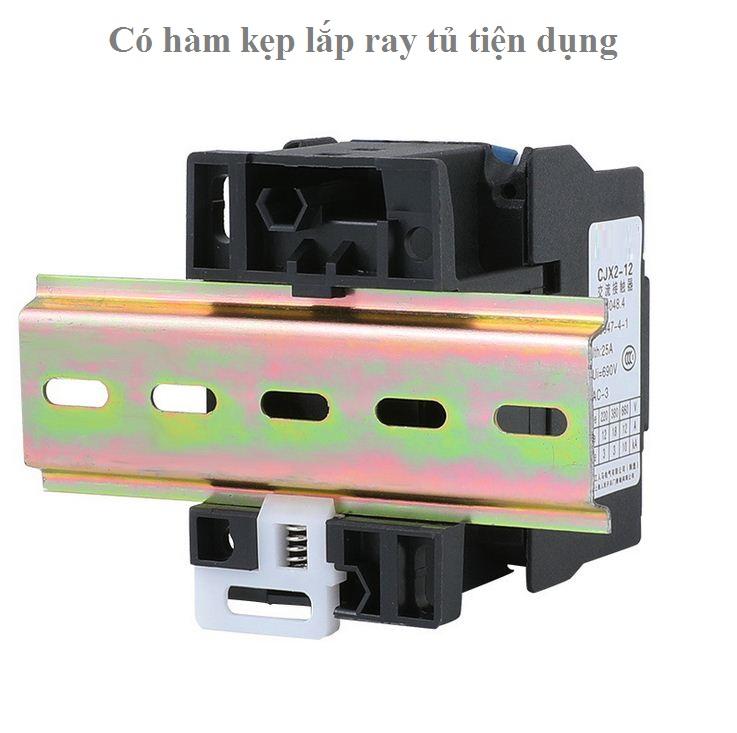 Contactor Khởi động từ CJX2 12A/220V (Đen)