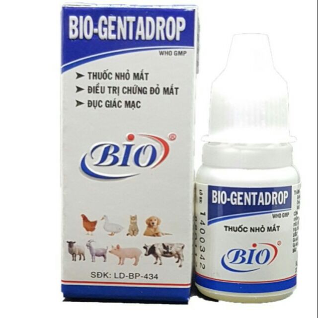 Thuốc nhỏ mắt thú cưng chai 10ml