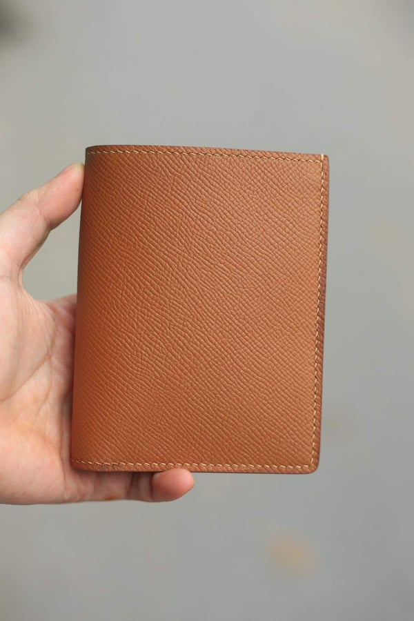 Ví da handmade dáng đứng