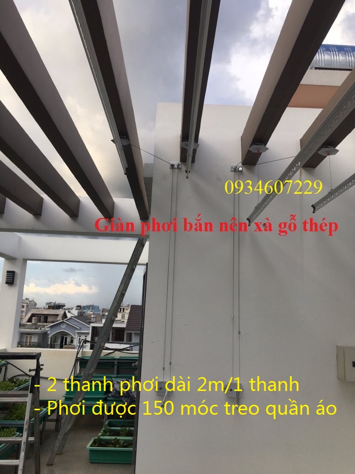 Giàn phơi thông minh Hòa Phát 999B