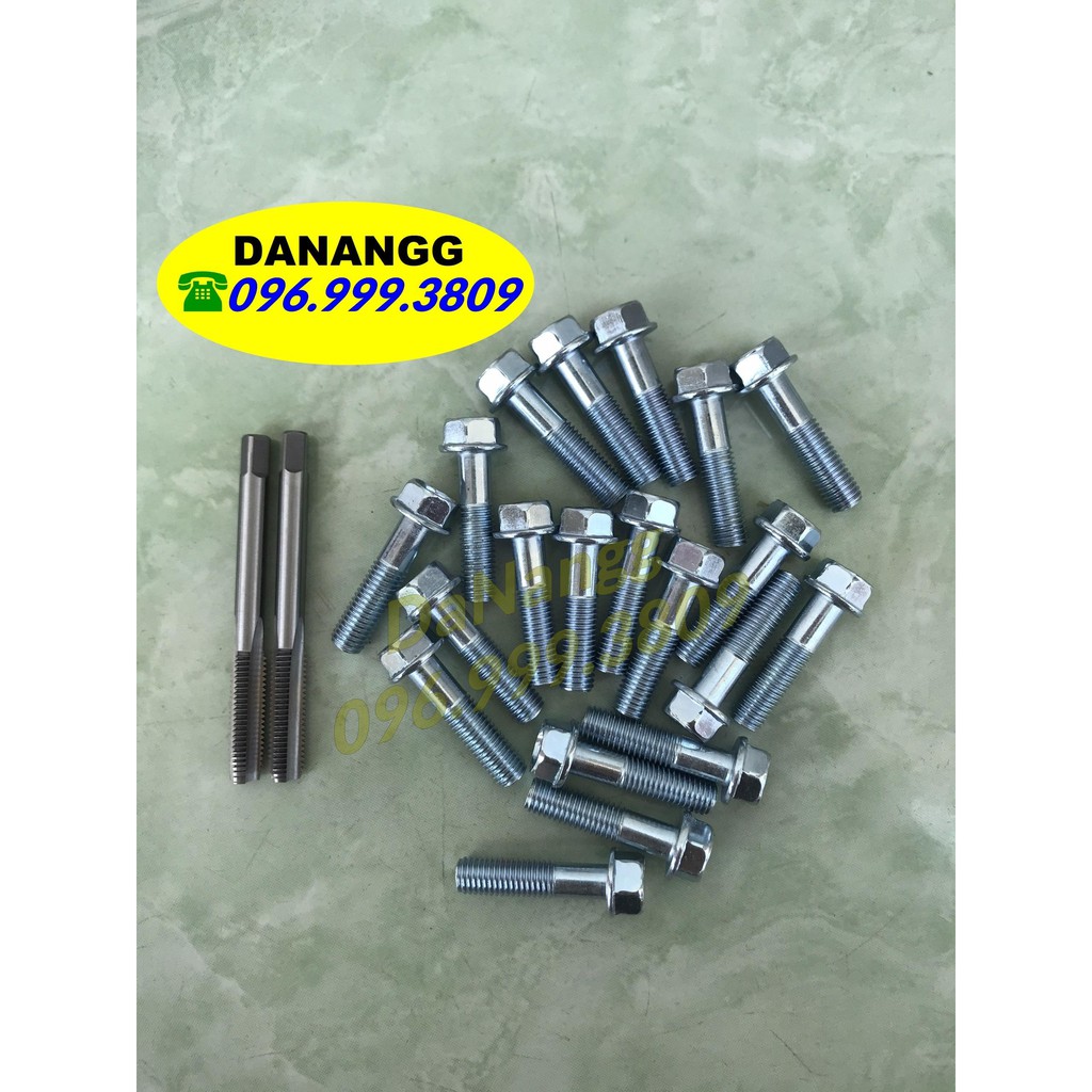 20 ốc 7 mm cấy cổ ga xe máy (có hoặc ko taro)