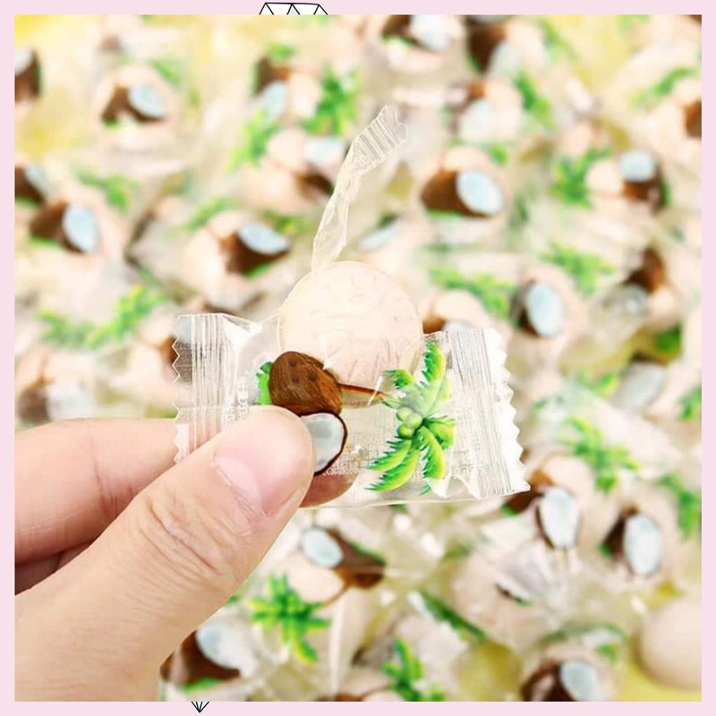200GR Kẹo Dừa Giòn Sakura Nhật Bản (có loại túi và xá)