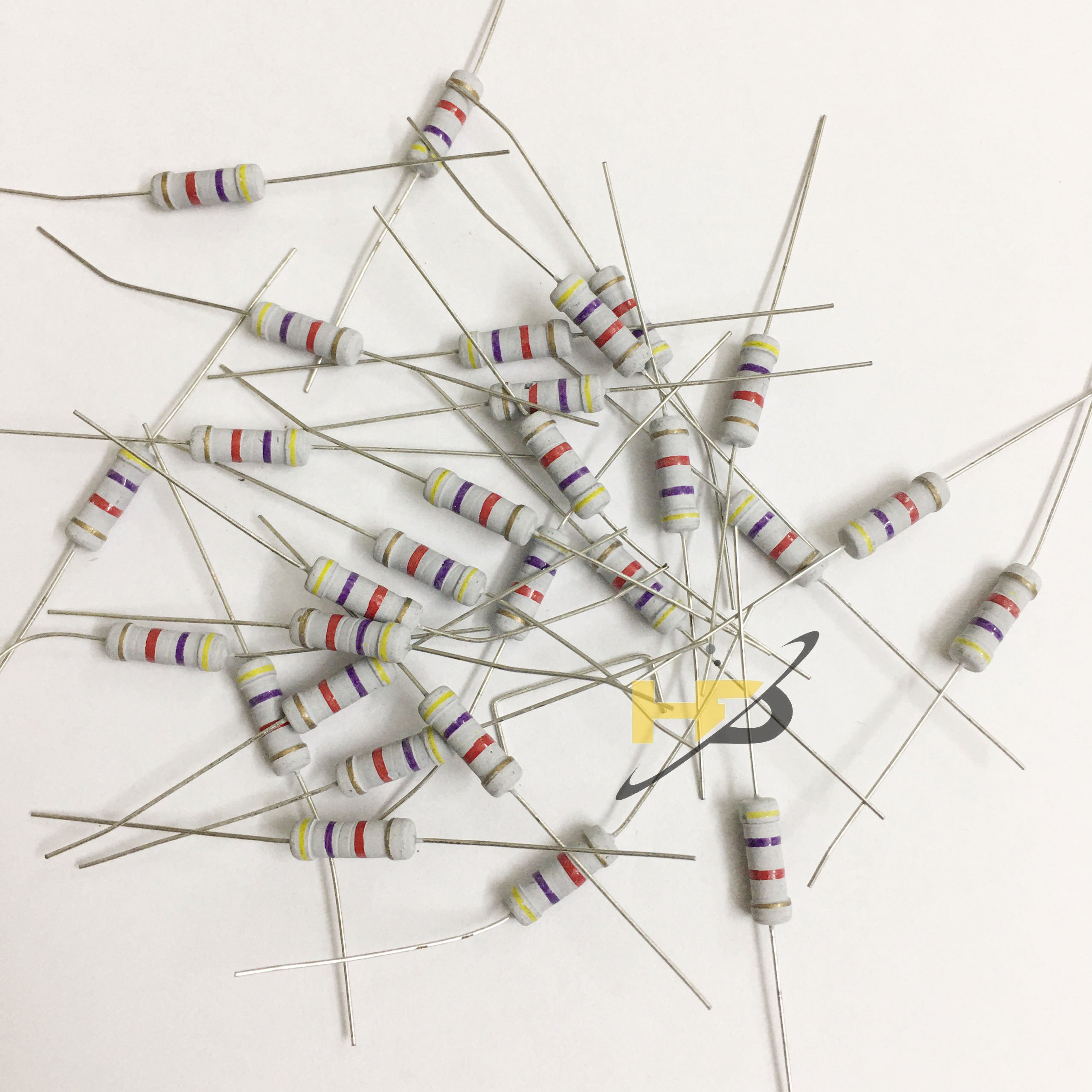 Điện Trở Công Suất 4700 Ohm 1W , Combo 20 Con Điện Trở 4K7 1W 5% Chất Lượng