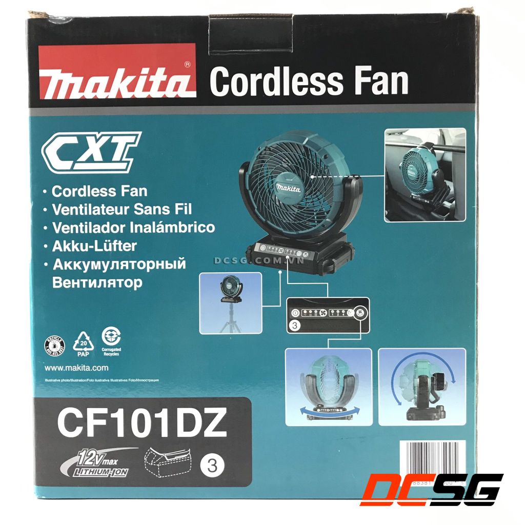Máy Quạt dùng pin 12v MAKITA CF101dz(Thân Máy Chưa Pin Sạc)