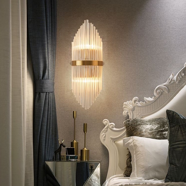 Đèn tường ZUDAN pha lê kiểu dáng độc đáo, trang trí nội thất sang trọng.