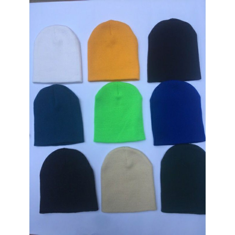 ( GIÁ SỐC ) Mũ Len Beanie Dáng Ngắn 20cm