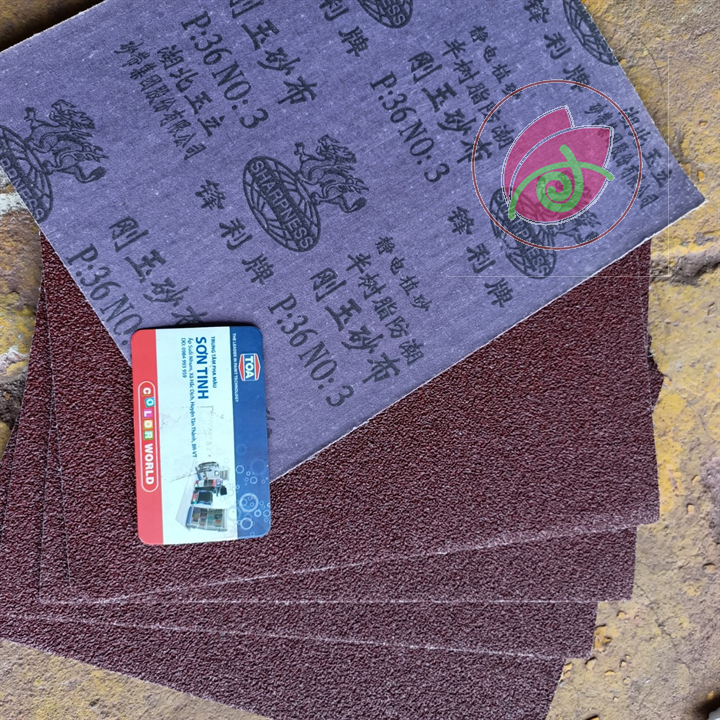 Nhám vải tấm P36 , P60 , P100