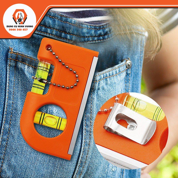 THƯỚC THỦY MINI CO NAM CHÂM kiểu MÓC KHÓA TIỆN ÍCH