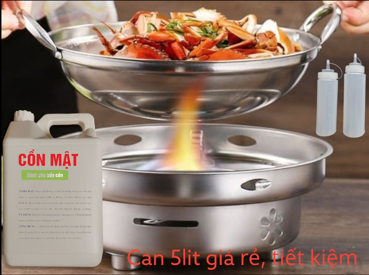 Cồn Mật can 5 lít giá siêu tiết kiệm