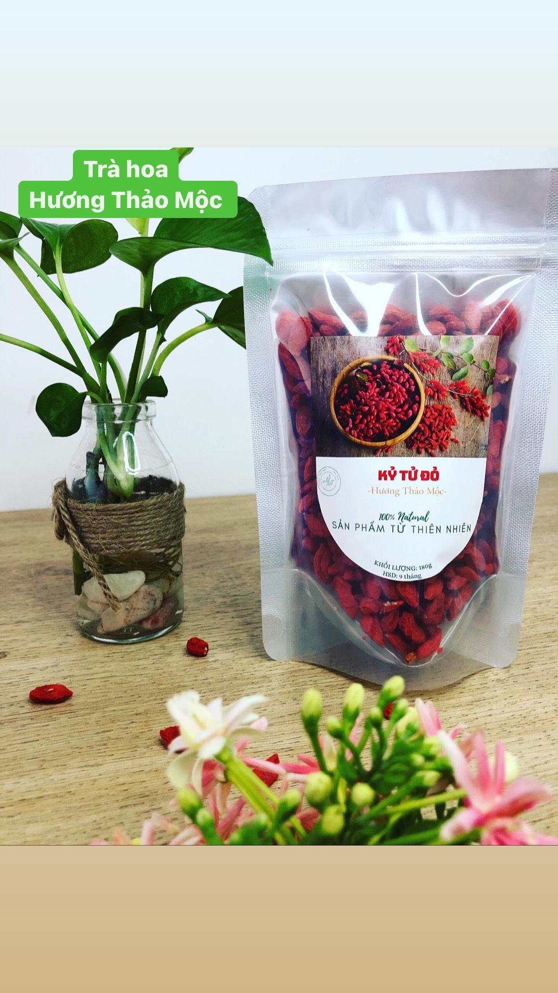 Kỷ Tử Đỏ Ninh Hạ 1 kg - Hương Thảo Mộc