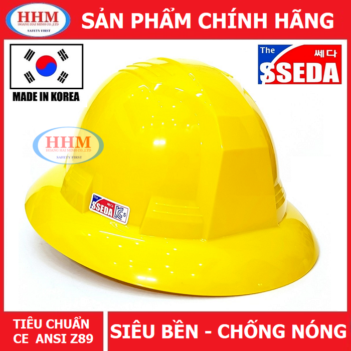 Nón bảo hộ rộng vành Hàn Quốc SSEDA