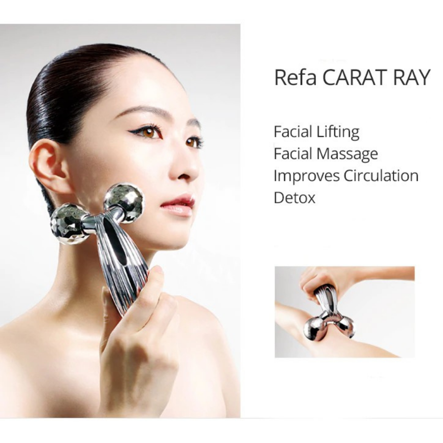 Máy massage Refa Carat Ray Full chăm sóc da mặt và da body Nhật Bản