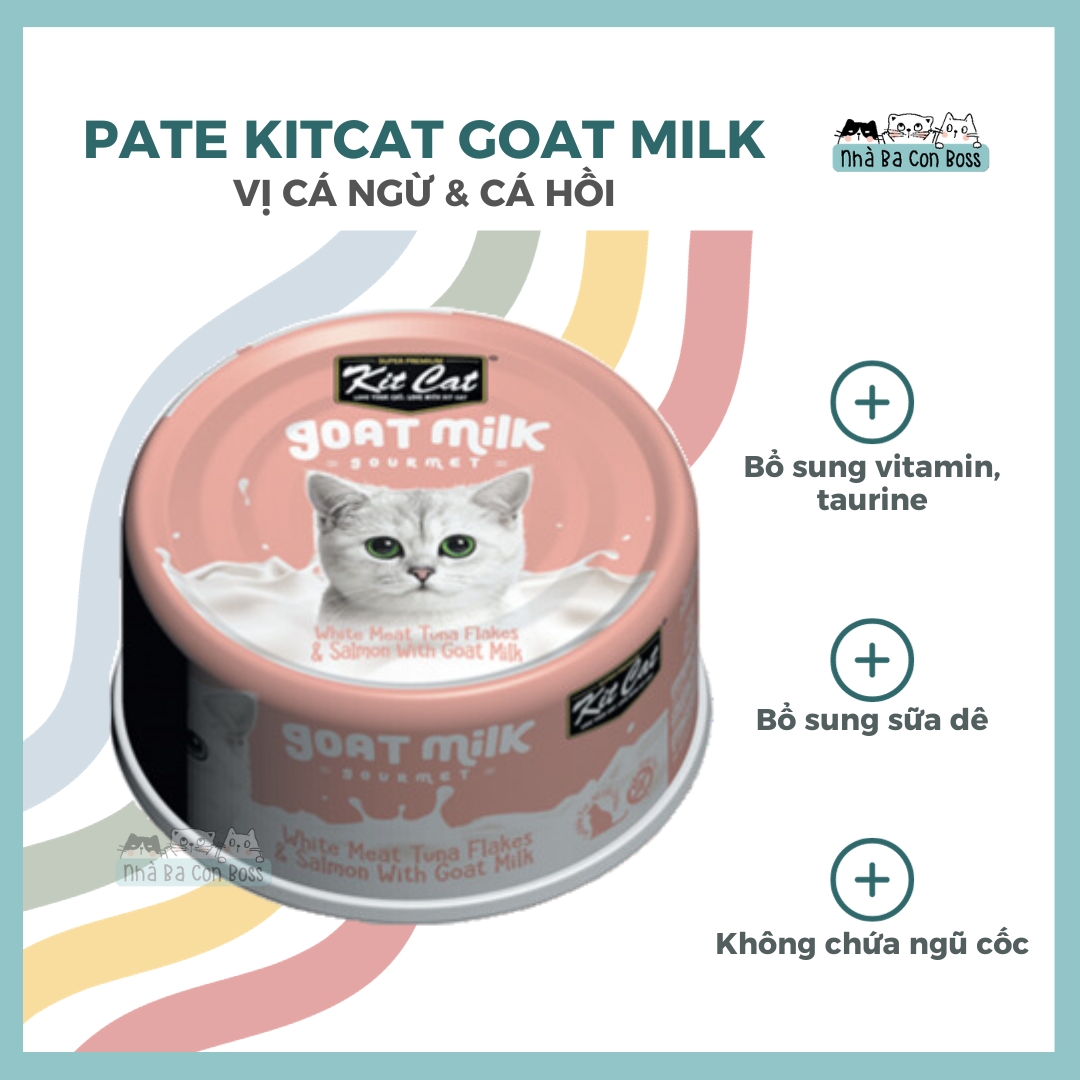 [Lon 70g] Pate Cho Mèo Kitcat Goat Milk
