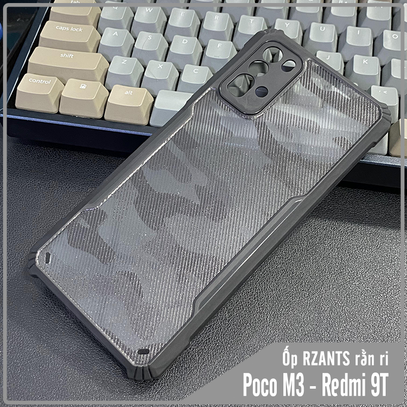 Ốp lưng cho Xiaomi Poco M3 - Redmi 9T rằn ri Rzants