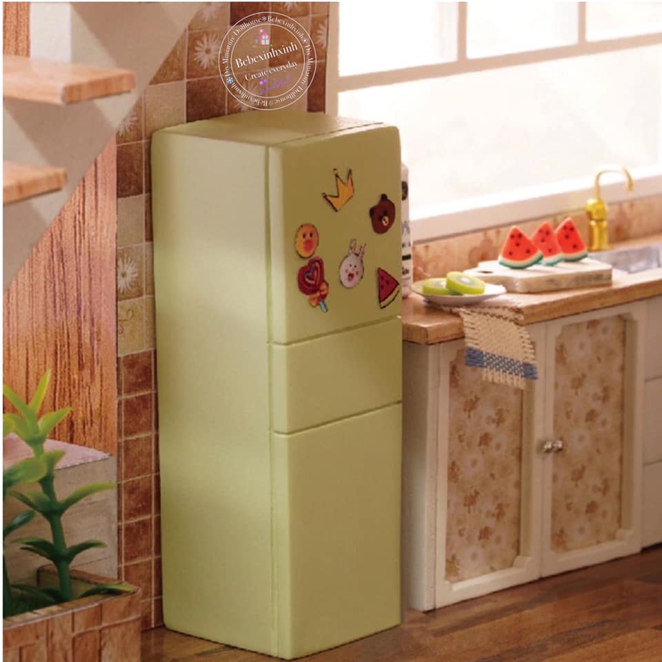 MÔ HÌNH NHÀ GỖ DIY Waiting for the time L020 (Tặng mica che bụi)