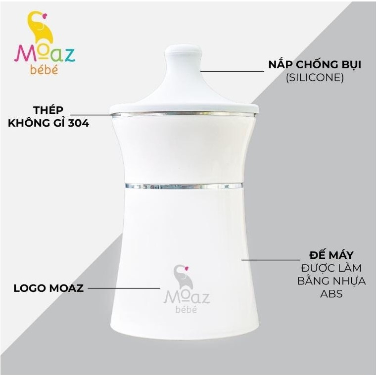 MÁY HÂM SỮA DI ĐỘNG KHÔNG DÂY MOAZ BÉBÉ MB041 -