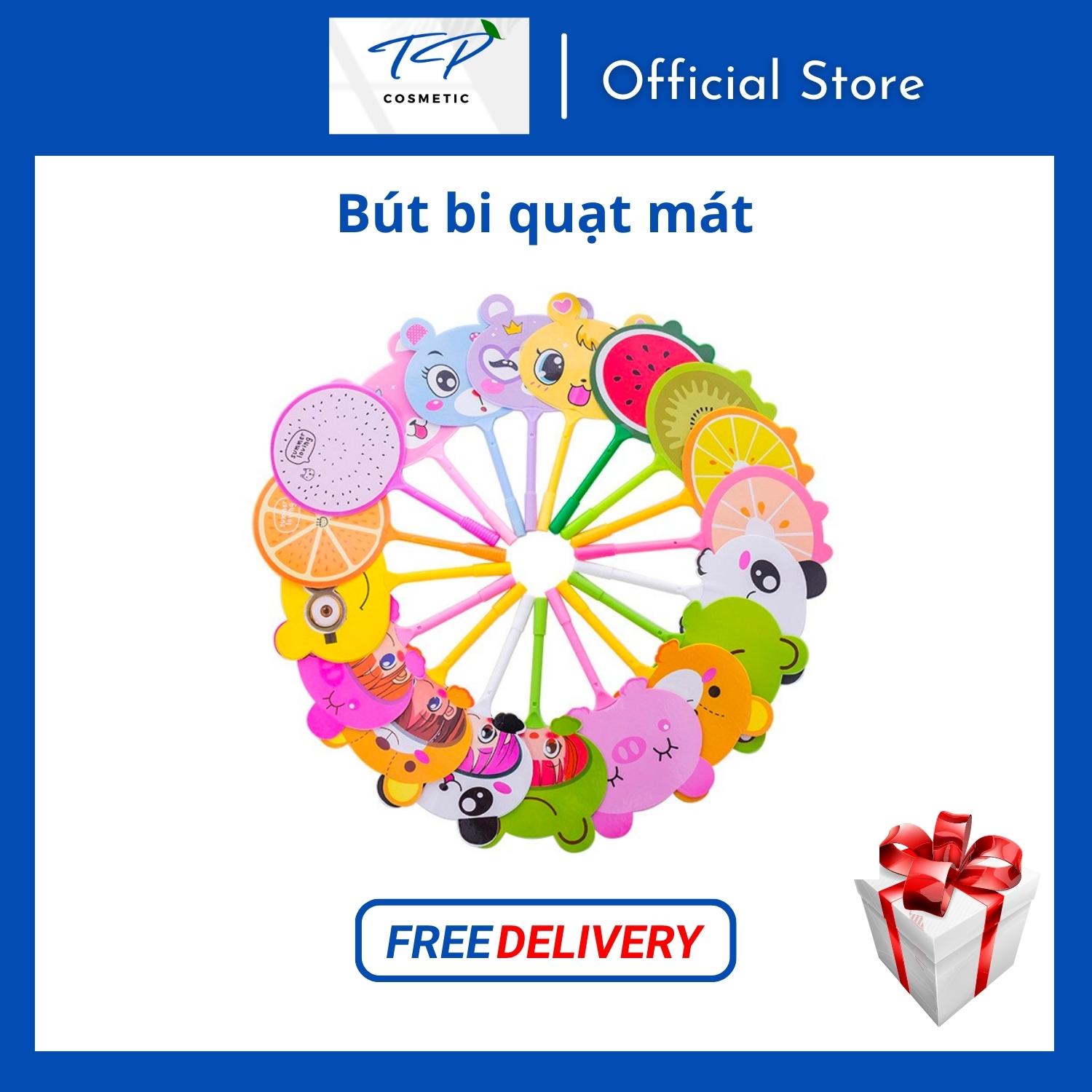 Bút bi quạt mát siêu dễ thương - Bút bi mực xanh Pison