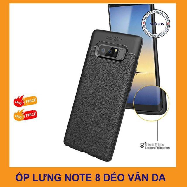 Ốp lưng samsung galaxy note 8 dẻo đen cao cấp