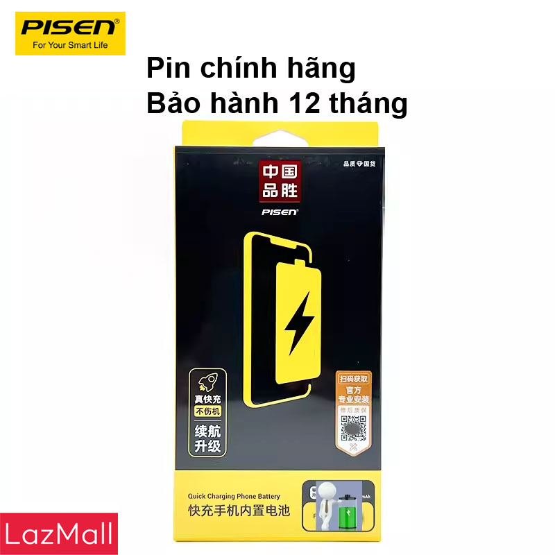 Pin pisen cho điện thoại ip 13, ip 13 mini, ip 13 pro, ip 13 pro max. bảo hành 1 năm, đổi mới, tặng bộ công cụ tháo lắp
