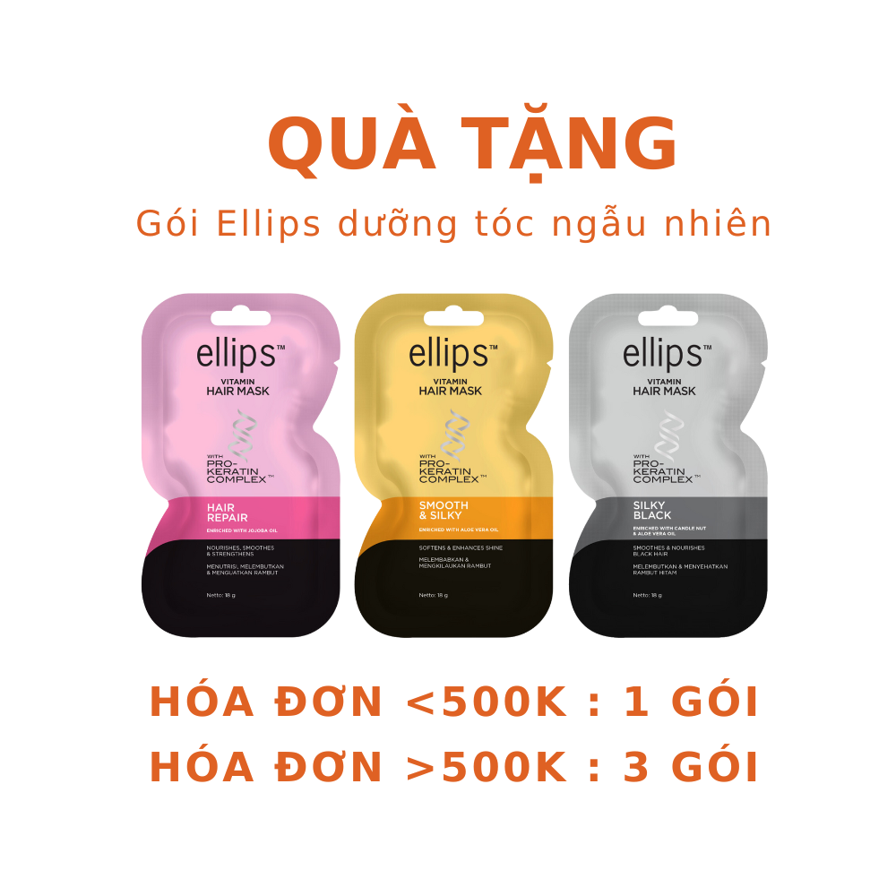 [ Quà tặng tháng 3 ] Kem ủ tóc Ellips Ngẫu nhiên