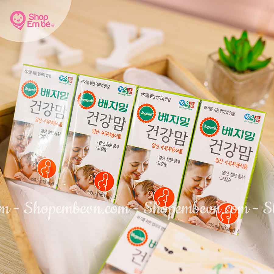 [DATE MỚI] Sữa Bầu Vegemil 190ml