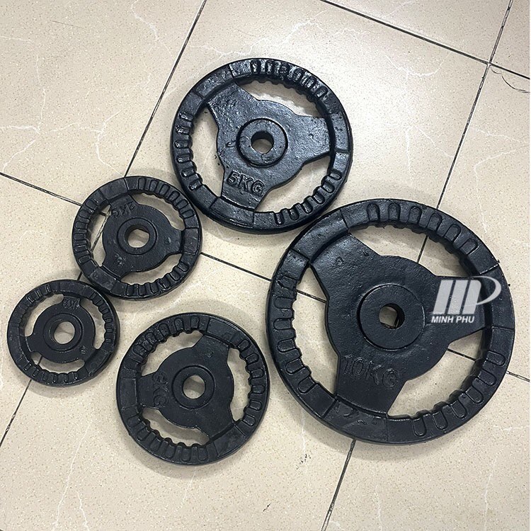 BỘ 2 TẠ THÁO LẮP 9,8KG ( 8 MIẾNG TẠ GANG 2KG)