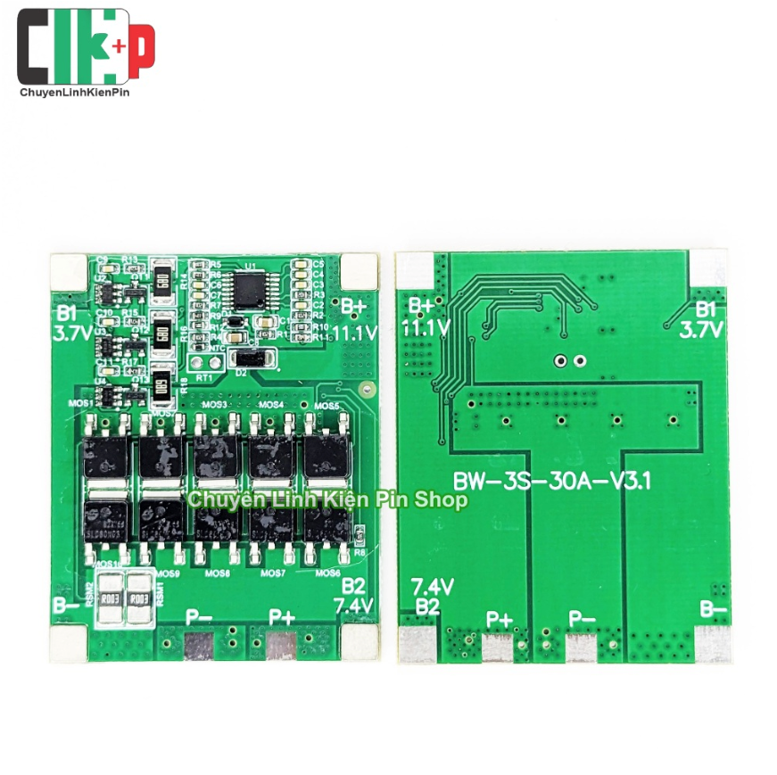 Mạch 3S 30A Full, bảo vệ Pin Lion ( BL64_54_v1 )