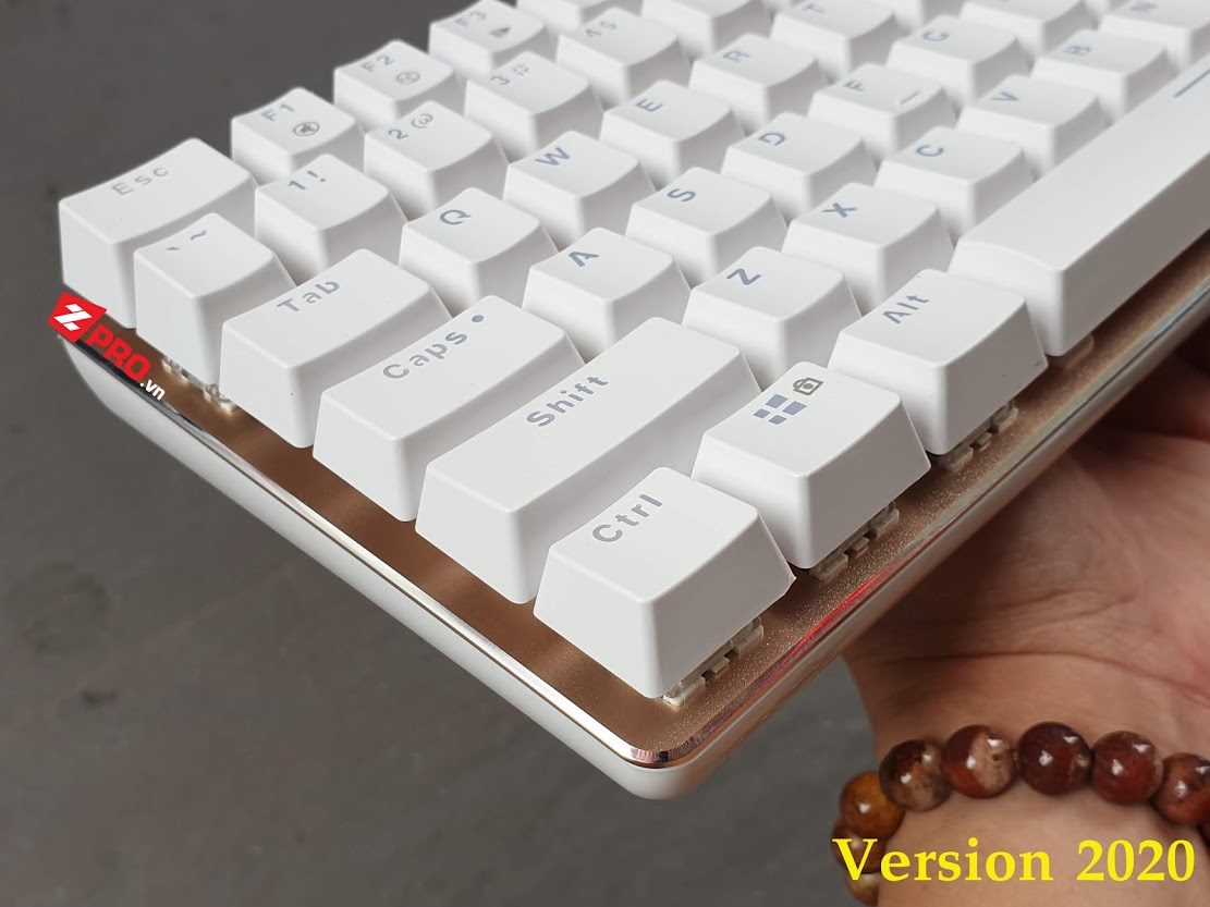 Bàn Phím Cơ Ajazz AK33 Blue Switch (Trắng)