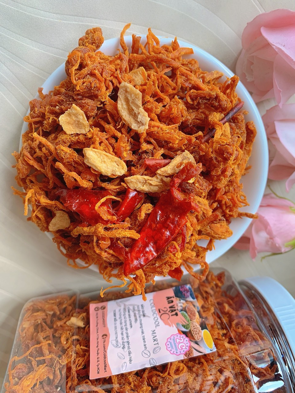 Khô Heo Cháy Tỏi 500g 2c Mart