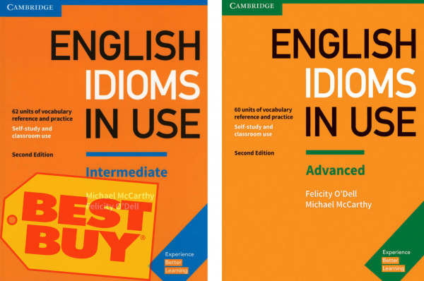 Combo English Idioms in Use Intermediate và English Idioms in Use Advanced
