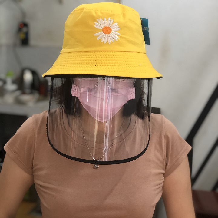 [HCM]NÓN CHỐNG DỊCH NÓN CHỐNG BỤI 2 MẶT