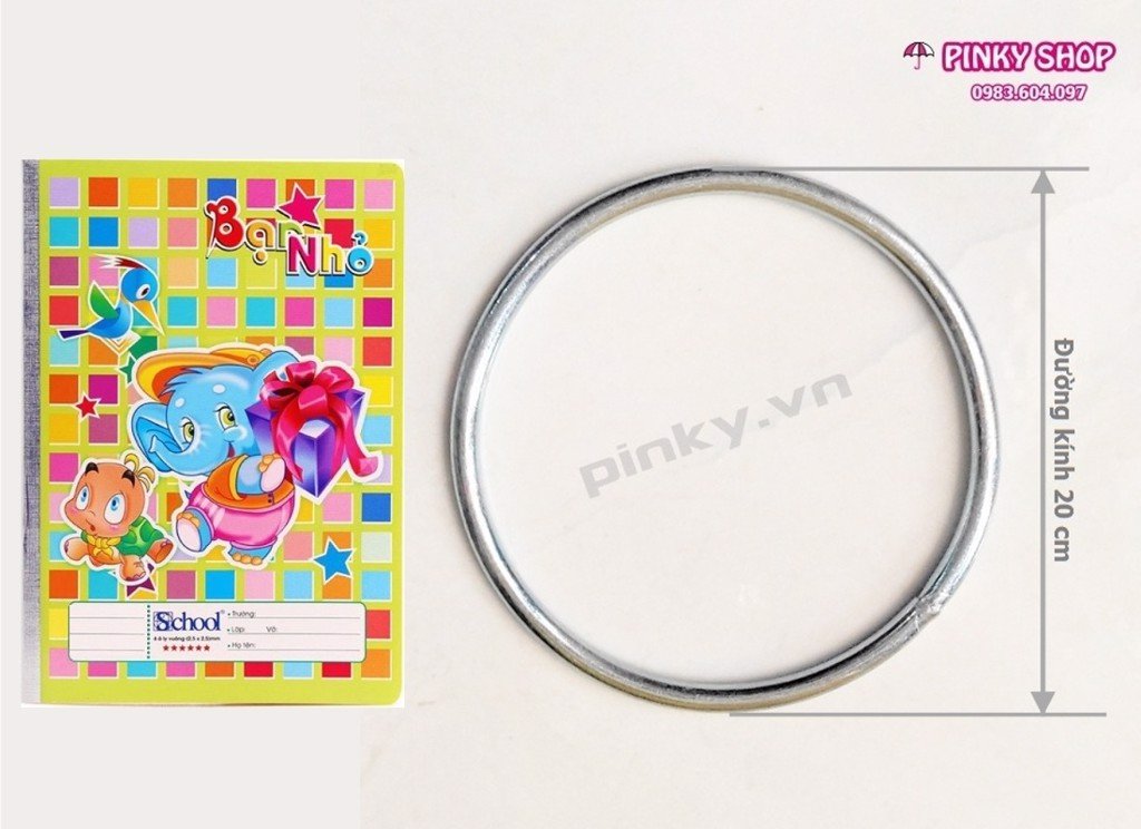 [HCM]Vòng sắt vòng tròn sắt vòng tròn làm dreamcatcher handmade nguyên liệu làm dreamcatcher Pinky Shop đủ size mã VSDRC9